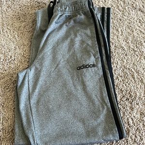 Men’s small Adidas pants, Grey, small hole (pictured)